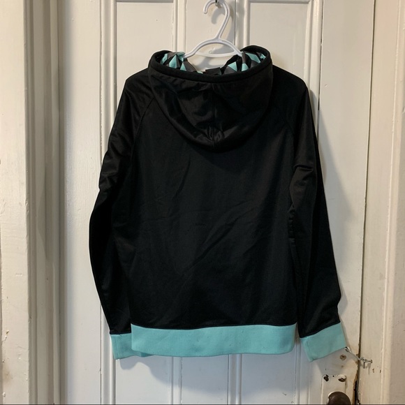 Two Angle zip up hoodie. Medium - Picture 3 of 6